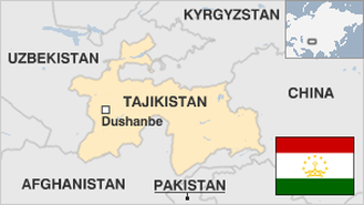 Tajikistan Map