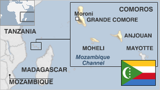 Comoros Map
