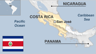 Costa Rica Map